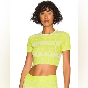 NWT!! SOLID & STRIPED | Size: S | 
The Cara Top in Pear & Marshmallow